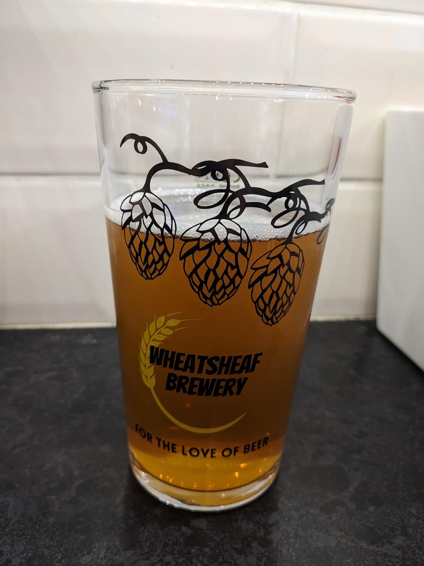 Wheatsheaf Brewery Pint Glass